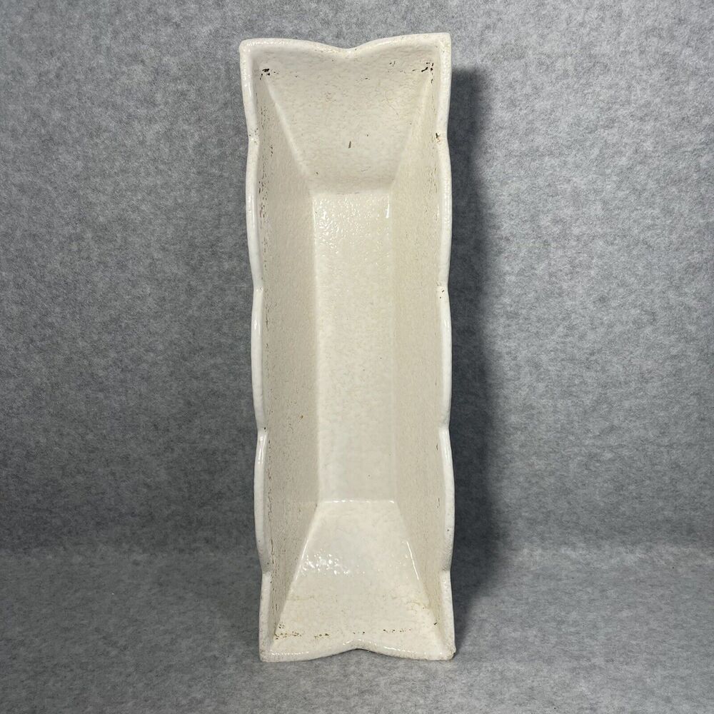Vtg White‎ Hull Pottery Butterfly Planter Window Box MCM Centerpiece 1956 READ - Picture 13 of 16